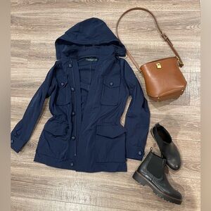 Lauren Ralph Lauren Women's Dark Blue Utility Jacket